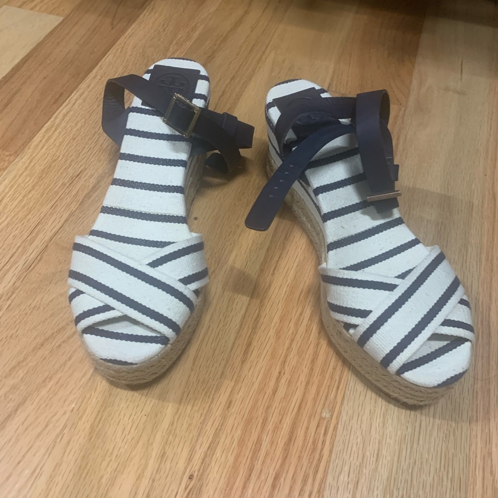 Tory Burch Espadrille Open Toe Sandals